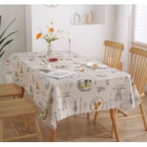 Chemical fiber tablecloth