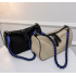 Artificial leather crossbody bag